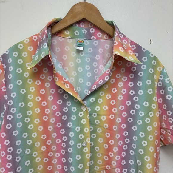 Novel Swim Rainbow Blossom Shirt - Picture 6 of 11